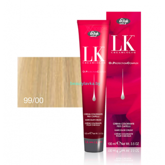  Перманентный краситель для волос Lisap LK OPC Oil Protection Complex 99/00 100 мл