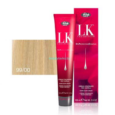  Перманентный краситель для волос Lisap LK OPC Oil Protection Complex 99/00 100 мл