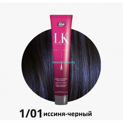 Краска Lisap Lk Opc Oil 1/01 иссиня-черный 100 мл