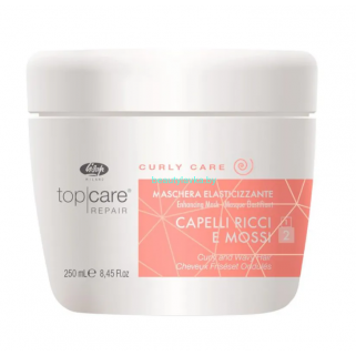 Разглаживающая маска для вьющихся и непослушных волос Lisap "Тор Care Repair Elasticising Mask Curly and Frizzy Hair" (250 мл)