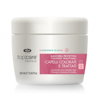 Восстанавливающая защитная маска для окрашенных волос Lisap «Top Care Repair Chroma Care Protective Mask» (250мл)