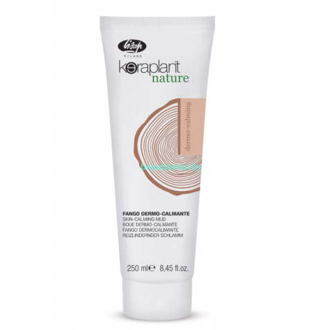 Успокаивающая маска для чувствительной кожи головы с белой глиной Lisap Keraplant Nature Skin-Calming Mud 250 мл