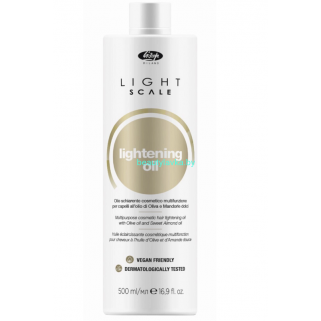 Осветляющее масло для волос многофункциональное безаммиачное Lisap Light Scale Lightening Oil 500 мл