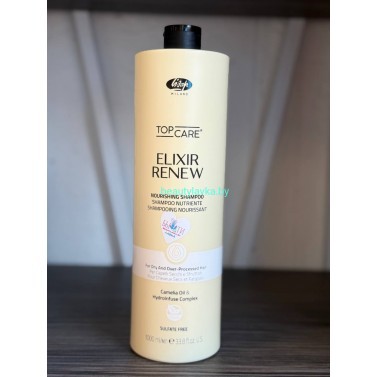 Шампунь Увлажняющий и восстанавливающий Lisap Top Care Elixir Renew 1000 мл