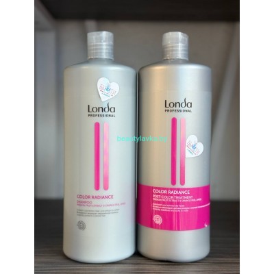 Набор Londa Professional Color Radiance Для окрашенных волос шампунь 1000мл + Маска 1000мл