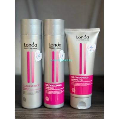 Набор Londa Professional Color Radiance Для окрашенных волос шампунь 250мл + кондиционер 250мл + Маска 200мл
