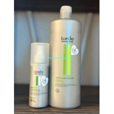 Набор Londa Professional Шампунь для волос Londa Professional Impressive Volume (1л) + Лосьон для укладки волос Londa Professional Protect It Теплозащитный Легкая фиксация (150мл)