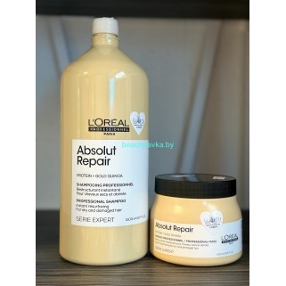 Набор для восстановления L'Oreal Professionnel Absolut Repair шампунь 1500 мл + маска 500 мл