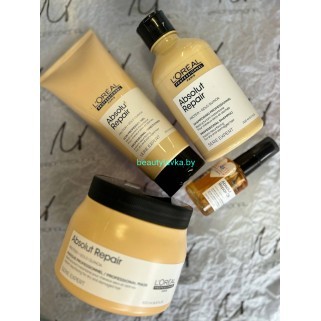 Набор для восстановления L'Oreal Professionnel Absolut Repair шампунь 300 мл + кондиционер 200 мл + маска 500 мл + масло 30 мл