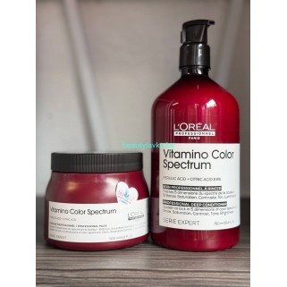 Набор для окрашенных L'Oreal Professionnel Vitamino Color Spectrum кондиционер 750 мл + маска 500 мл