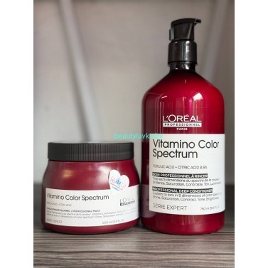Набор для окрашенных L'Oreal Professionnel Vitamino Color Spectrum кондиционер 750 мл + маска 500 мл