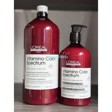 Набор для окрашенных L'Oreal Professionnel Vitamino Color Spectrum шампунь 1500 мл + кондиционер 750 мл