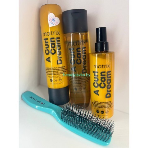Matrix A Curl Can Dream набор Для волнистых волос  Дефинирующий спрей 250мл+шампунь 300мл+кондиционер 300мл