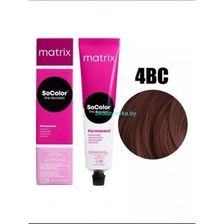 Matrix SoColor Pre-Bonded Крем-краска для волос 4BC  90мл