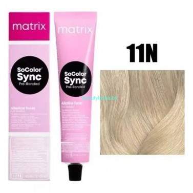 Matrix SoColor Sync Pre-Bonded Крем-краска для волос 11N 90мл Matrix SoColor Sync Pre-Bonded Крем-краска для волос 11N 90мл