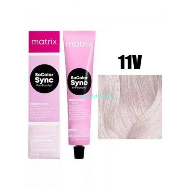 Matrix SoColor Sync Pre-Bonded Крем-краска для волос 11V 90мл Matrix SoColor Sync Pre-Bonded Крем-краска для волос 11V 90мл