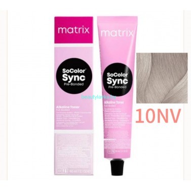 Matrix SoColor Sync Pre-Bonded Крем-краска для волос 10NV 90мл Matrix SoColor Sync Pre-Bonded Крем-краска для волос 10NV 90мл