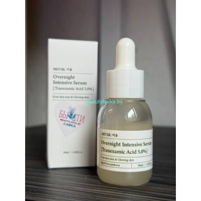 Ночная сыворотка с транексамовой кислотой и ниацинамидом Miyul 30мл
