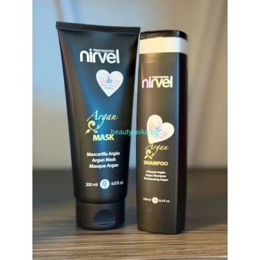Набор Nirvel Professional Argan Маска 200 мл + шампунь 250 мл
