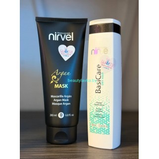 Набор Nirvel Professional Маска Argan 200 мл + шампунь Dry 250 мл