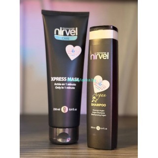Набор Nirvel Professional Маска Xpress 250 мл + шампунь Argan 250 мл