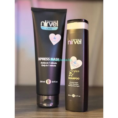 Набор Nirvel Professional Маска Xpress 250 мл + шампунь Argan 250 мл