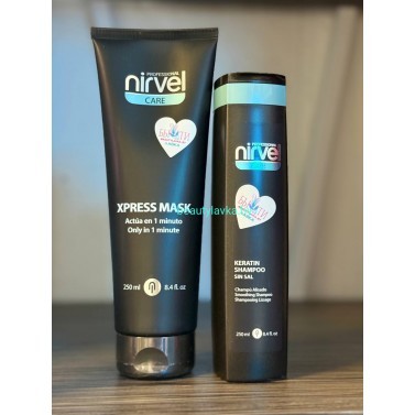 Набор Nirvel Professional Маска Xpress 250 мл + шампунь Keratin 250 мл