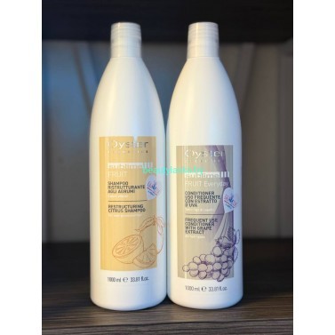 Набор Oyster Cosmetics Sublime Fruit шампунь восстанавливающий + кондиционер ежедневный 1000 мл Набор Oyster Cosmetics Sublime Fruit шампунь восстанавливающий + кондиционер ежедневный 1000 мл