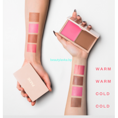 PAESE Набор кремовых продуктов WARM ( румяна + бронзер)