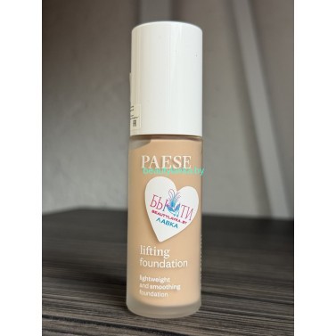 PAESE Lifting Foundation Lighweight and smoothing  foundation Легкий Разглаживающий Тональный крем, 30мл. (золотой бежевый) - 100