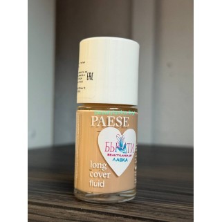 PAESE Long cover Тональный крем с кремовой текстурой и  защитой SPF 6, 30мл.(песочно-бежевый) - 1,75