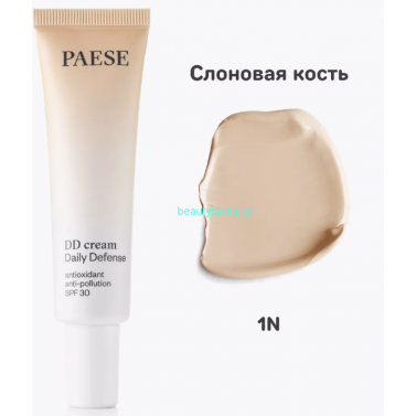 PAESE Тональный крем DD cream  SPF 30  тон 1N слоновая кость, 30 мл.