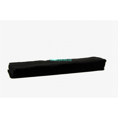 Воротнички Profcosmo 7Х40 см спанлейс 40г/кв.м (100шт) черные Воротнички Profcosmo 7Х40 см спанлейс 40г/кв.м (100шт) черные