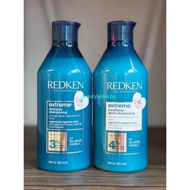 Набор Redken Extreme для восстановления волос шампунь + кондиционер по 500мл