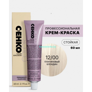 Крем-краска Сeнко Сolor Explosion 12.00 платиновый блондин 60 мл