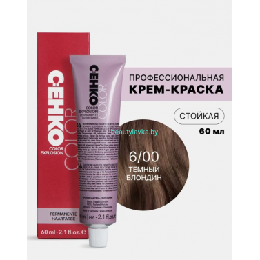 Крем-краска С:eнко Сolor Explosion 6.00 темный блондин 60 мл