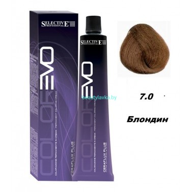 Краска Selective Professional Colorevo 7.0 блондин 100 мл
