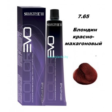 Краска Selective Professional Colorevo 7.65 блондин красно-махагоновый 100 мл