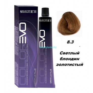 Краска Selective Professional Colorevo 8.3 светлый блондин золотистый 100 мл Краска Selective Professional Colorevo 8.3 светлый блондин золотистый 100 мл