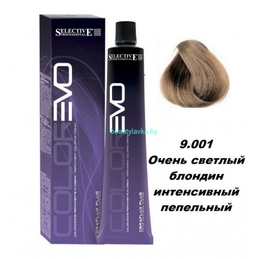 Краска Selective Professional Colorevo 9.001 очень светлый блондин интенсивный пепельный 100 мл