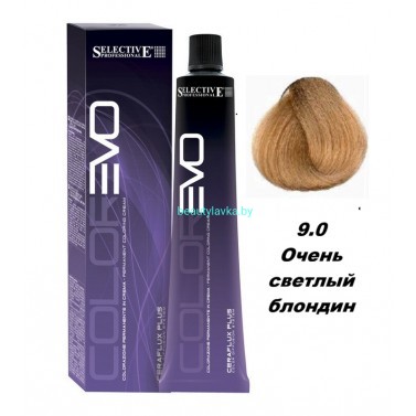 Краска Selective Professional Colorevo 9.0 очень светлый блондин 100 мл