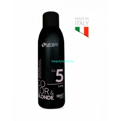 КРЕМ-ОКИСЛИТЕЛЬ COLOR&BLONDE, 5 VOL.(1,5%) 1000 мл