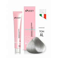 ПЕРМАНЕНТНЫЙ КРАСИТЕЛЬ ДЛЯ ВОЛОС COLOR&BLONDE PASTEL&METALLIC  корректор aлюминий sergio professional 100 мл