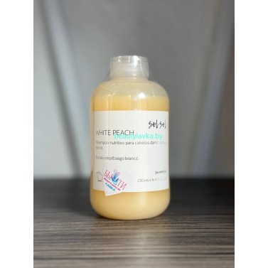 Шампунь Sol Sol White Peach 250 мл — восстанавливающее очищение для сухих и поврежденных волос