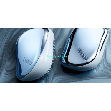 Расческа Tangle Teezer Compact Styler Sky Blue Delight Chrome Расческа Tangle Teezer Compact Styler Sky Blue Delight Chrome