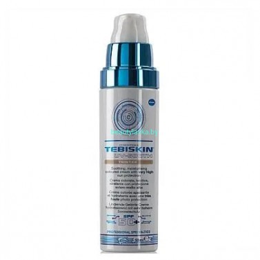 Тонирующий успокаивающий крем с SPF50+ для всех типов кожи TEBISKIN UV-Sooth Teintee SPF 50 50 мл 