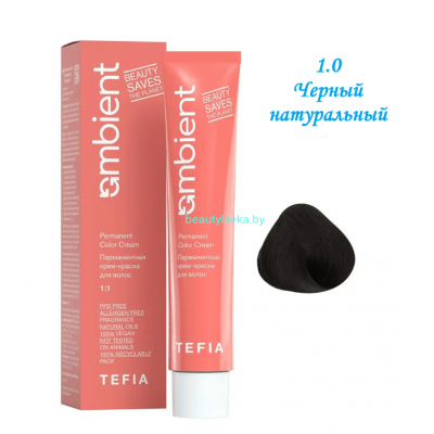 Краска Tefia Ambient 1.0 черный натуральный 60 мл 