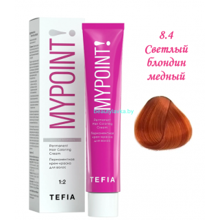 Краска Tefia Mypoint 8.4 светлый блондин медный 60 мл