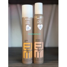 Набор Wella Professionals Лак для укладки волос Eimi Super Set экстрасильной фиксации (300мл) + Пенка для укладки волос Eimi Natural Volume легкой фиксации (300мл)