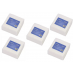 Салфетка 10*10 пачка White line белый 5 пачек по 100шт(всего 500шт)
